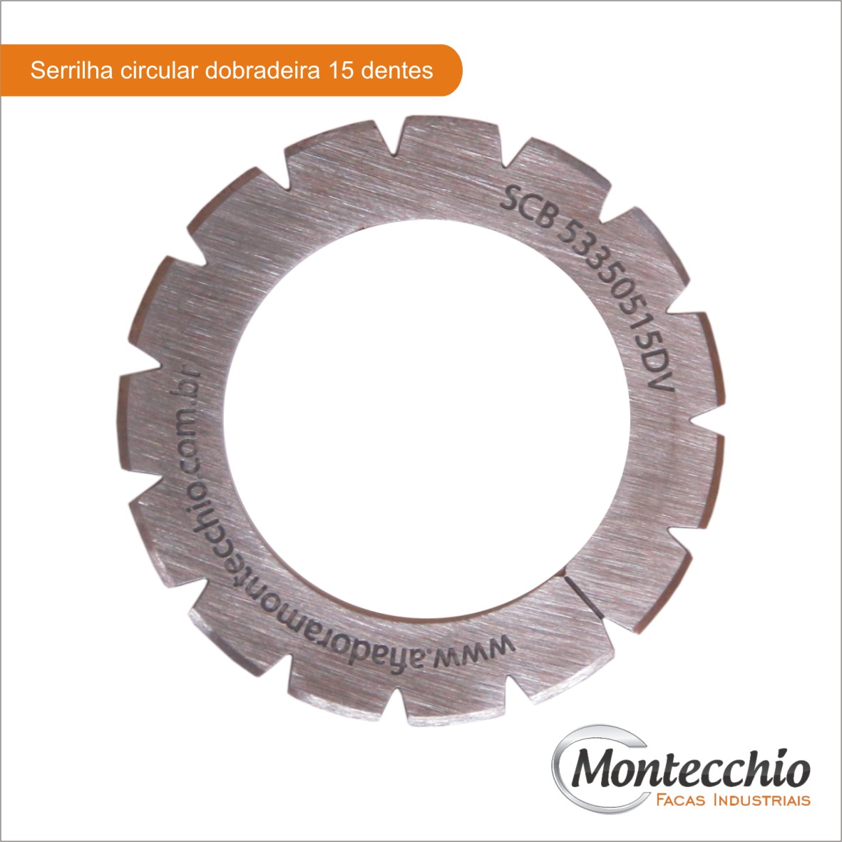 serrilha circular dobradeira 15 dentes